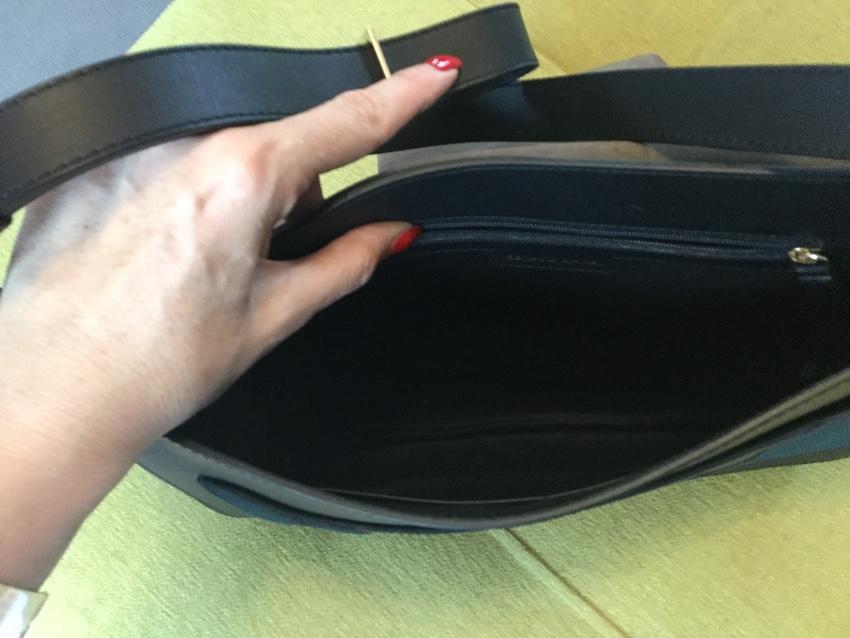 Gerard Darel Suede & Leather Satchel