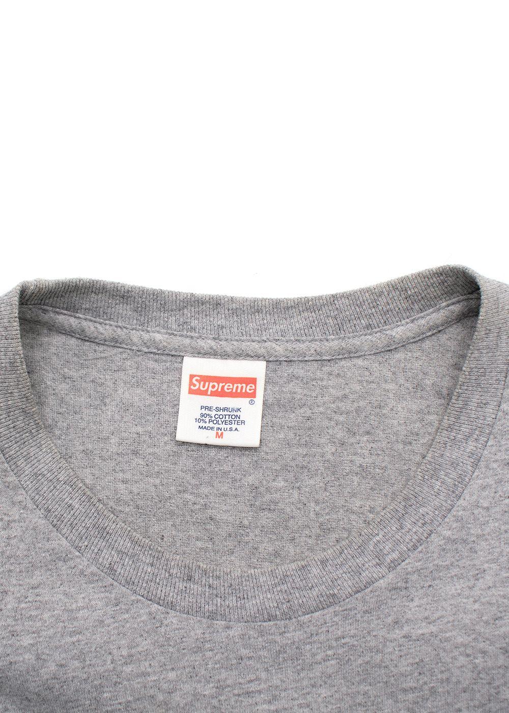 Supreme Grey 'Gucci Mane' Short Sleeve T-Shirt