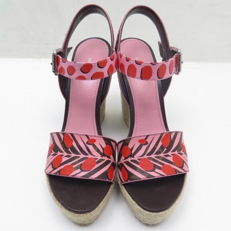 Louis Vuitton Monogram Jungle Wedge Sandals