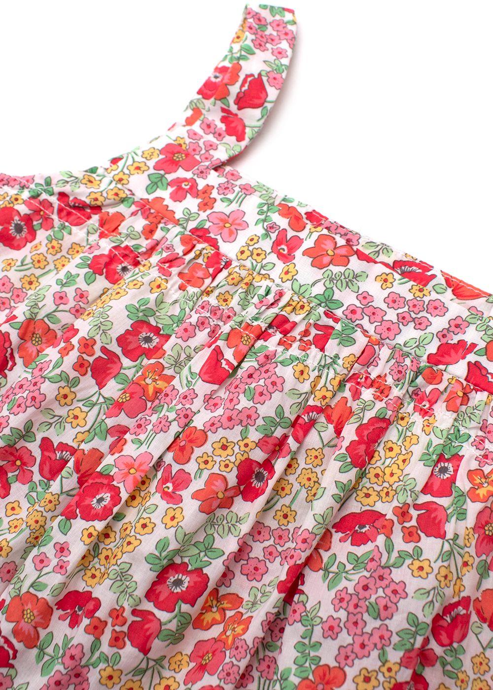 Jacadi Paris Kids Cotton Floral Playsuit