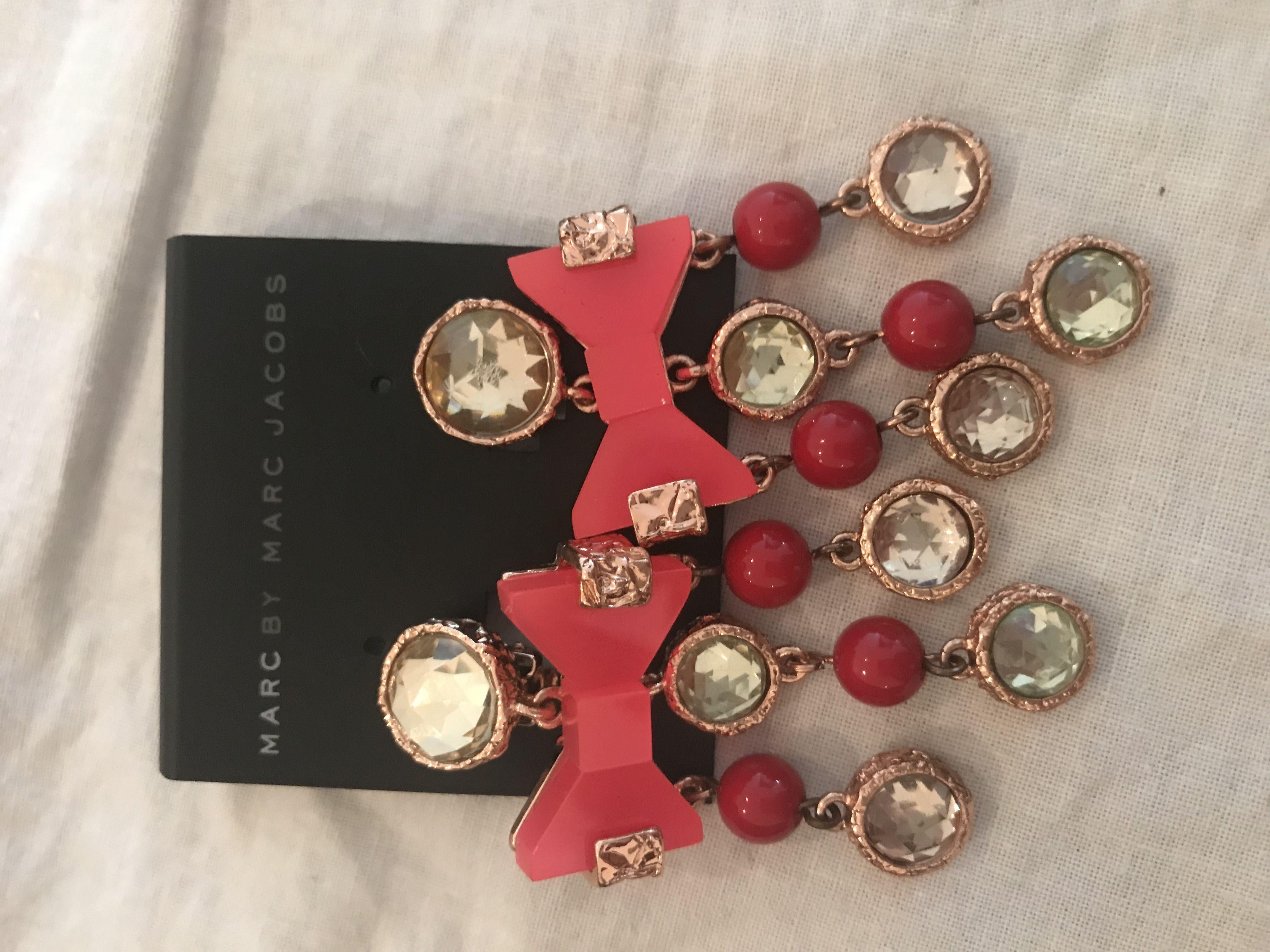 Marc Jacobs crystal earrings