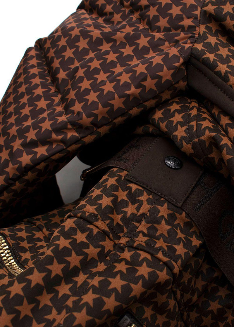 Goldbergh Brown Starstruck Printed Ski Suit