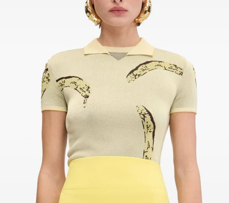 Jacquemus Intarsia-knit T-shirt