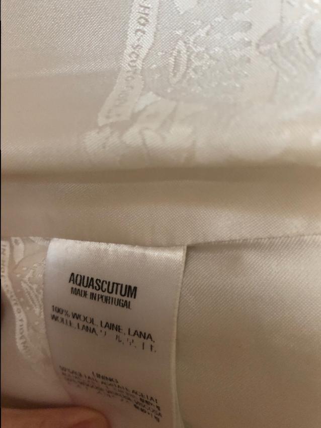 Aquascutum Wool Wrap Coat with Oversize Collar
