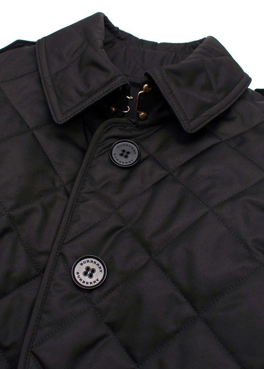 Burberry Black Quilted Jacket