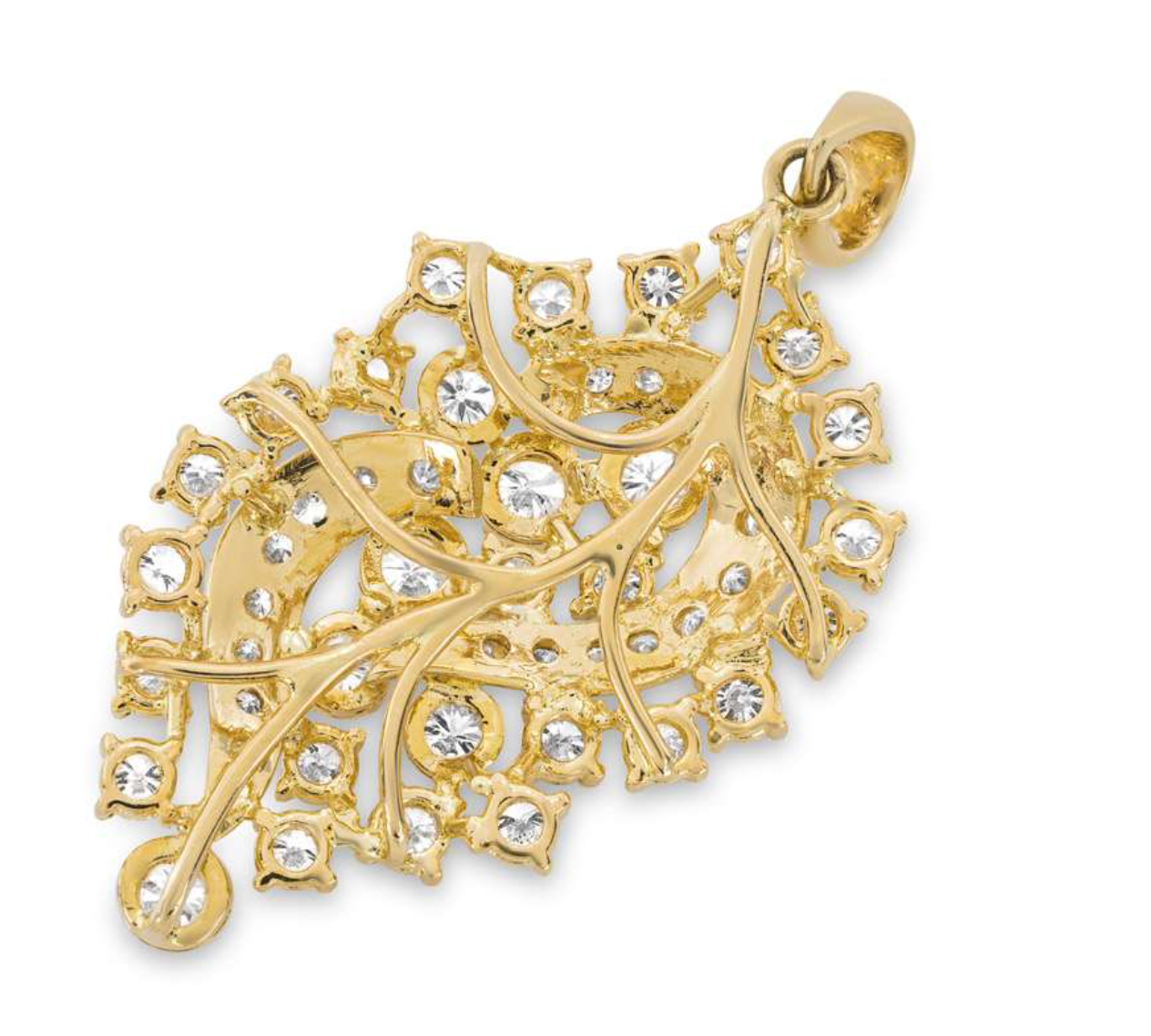 18kt Yellow Gold Diamond Pendant