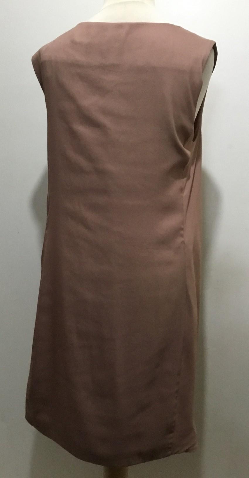 Halston Heritage Dusky Pink draped dress