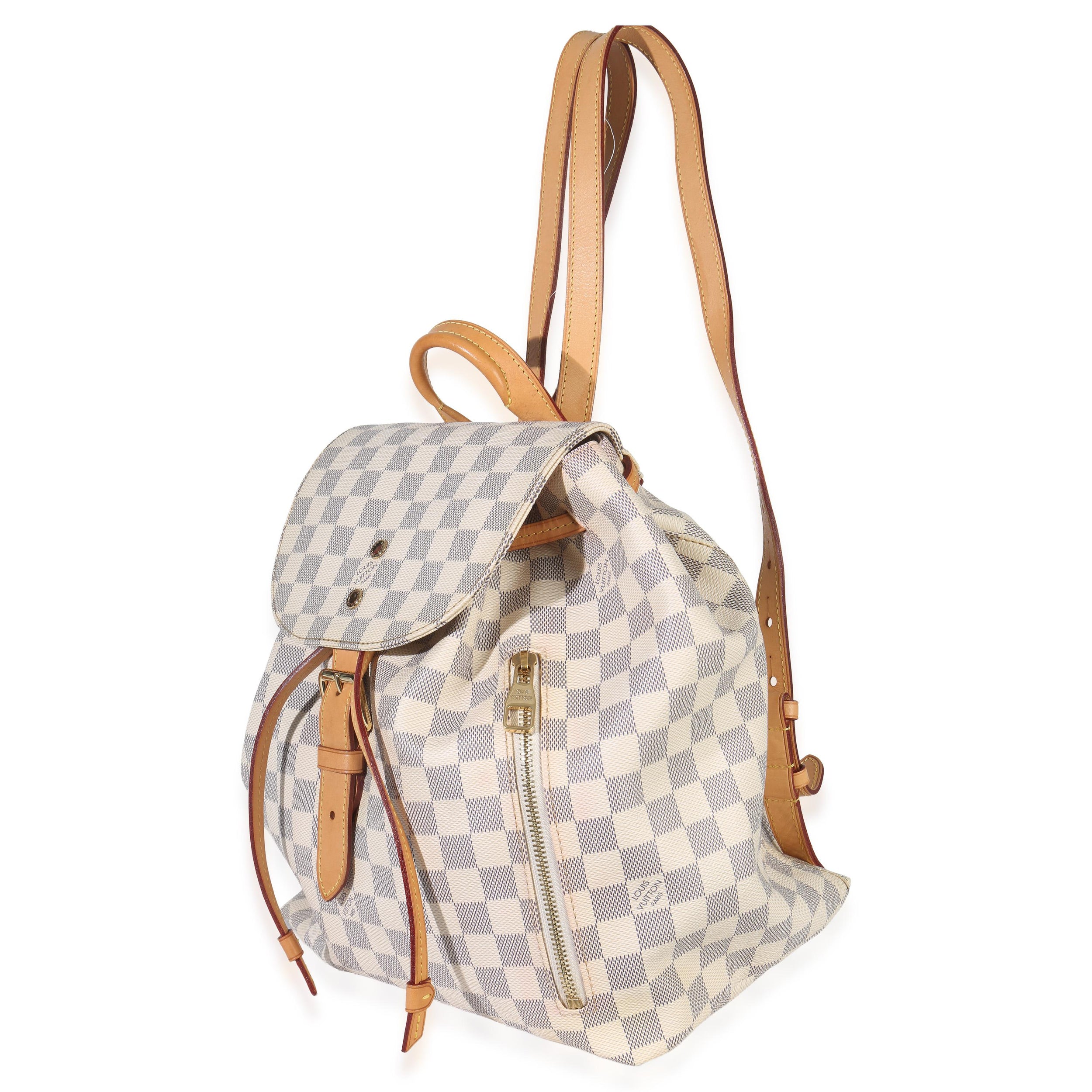 Louis Vuitton Backpack Damier Azur Canvas Sperone MM