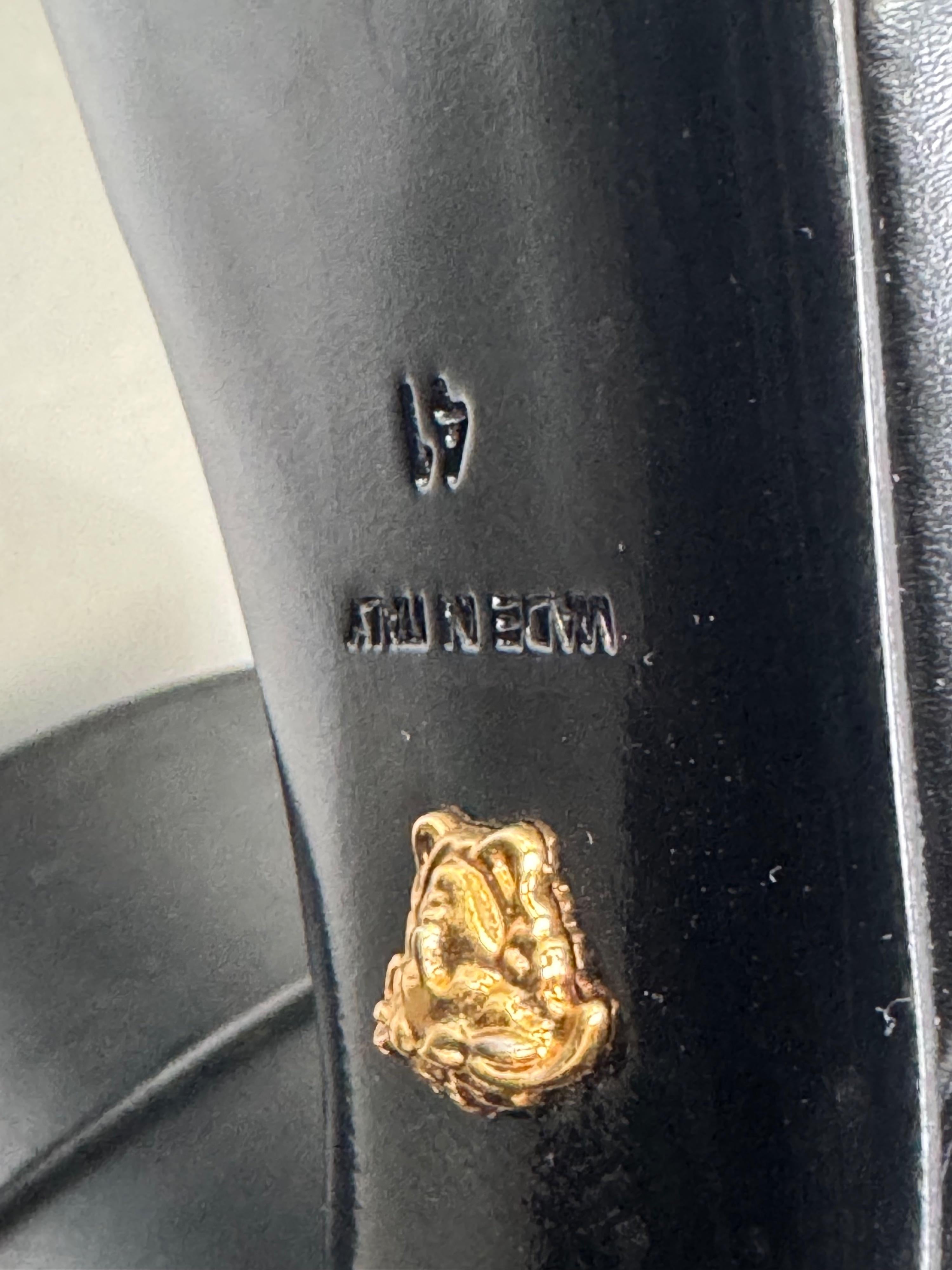 Versace Black Platform Loafers