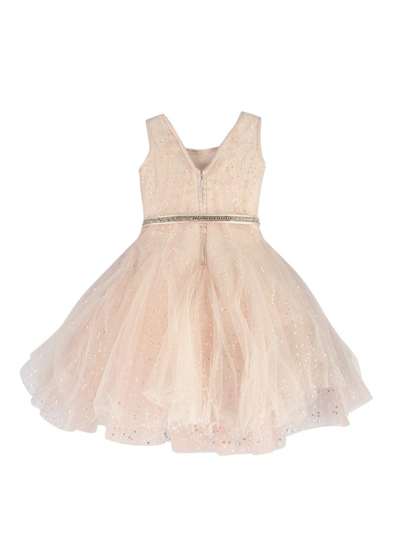 Sequin Tulle Pink Dress