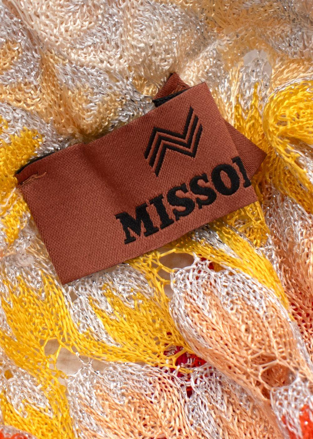 Missoni Multicoloured Side Slit Trousers