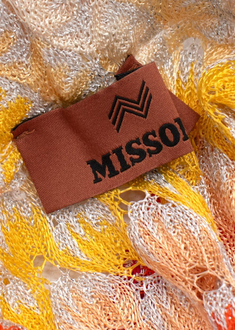 Missoni Multicoloured Side Slit Trousers