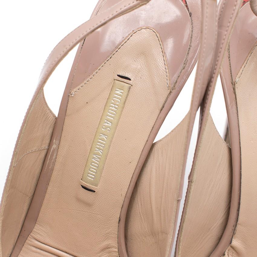 Nicholas Kirkwood Patent Heeled Pumps