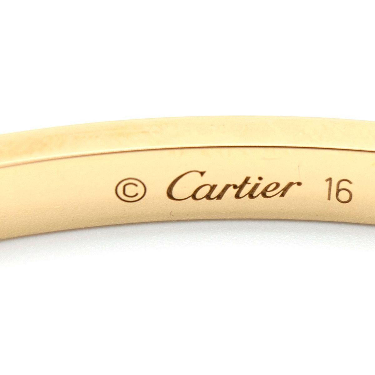 Cartier LOVE bracelet, Small Model 16 With Box