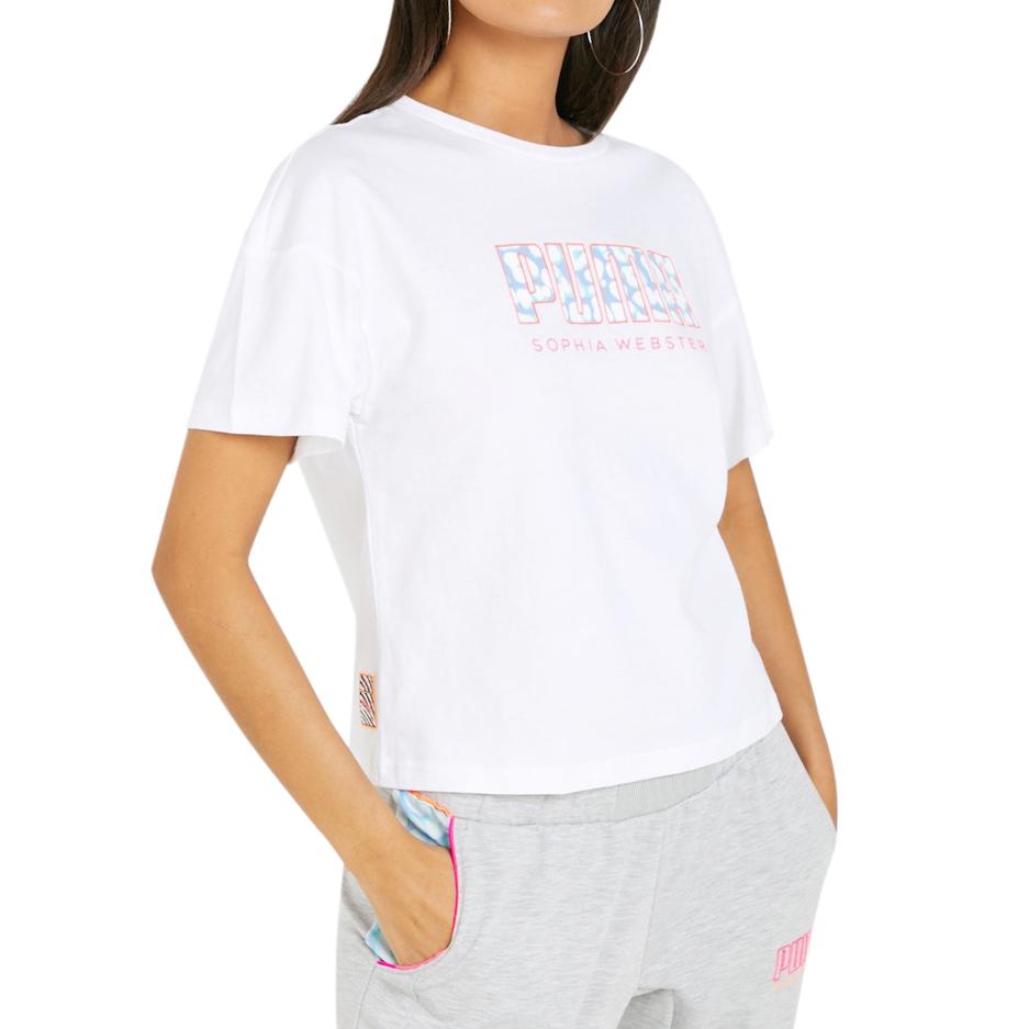 Puma X Sophia Webster Logo T-Shirt.