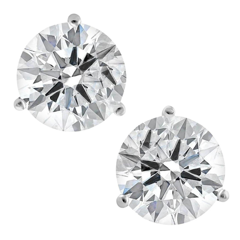 1.15 Carat Fine Labgrown Diamond Stud Earrings set in White Gold