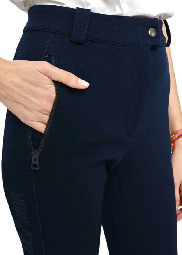 Dior Navy Blue Wool Ski Pants