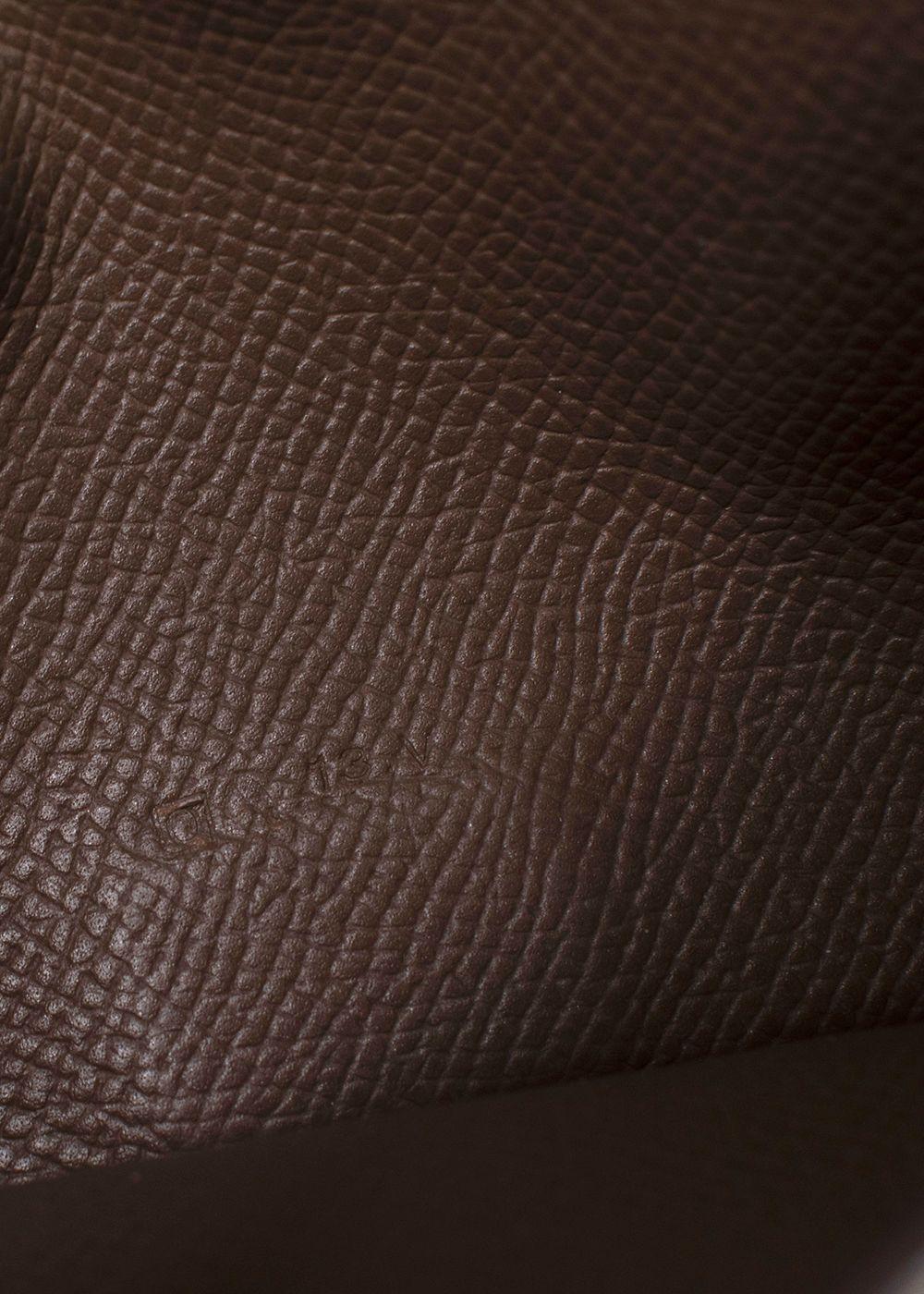 Hermes Etoupe Bearn Wallet With Gold Hardware