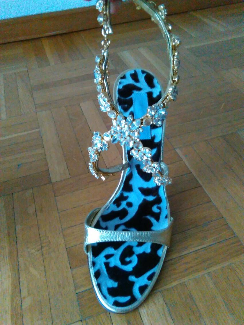 Vicini Embellished Leather Sandals