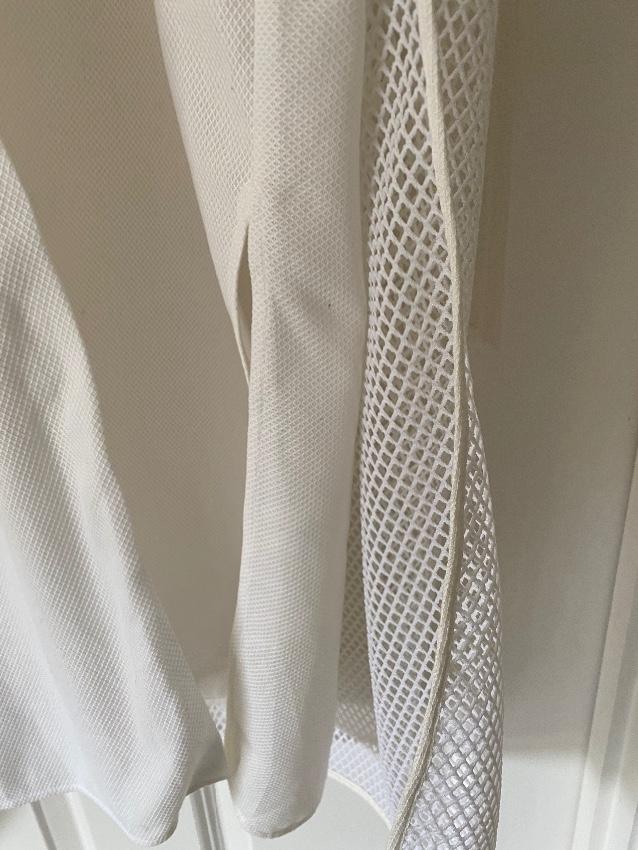 Lena Lumelsky White Cotton Demi Shirt Dress