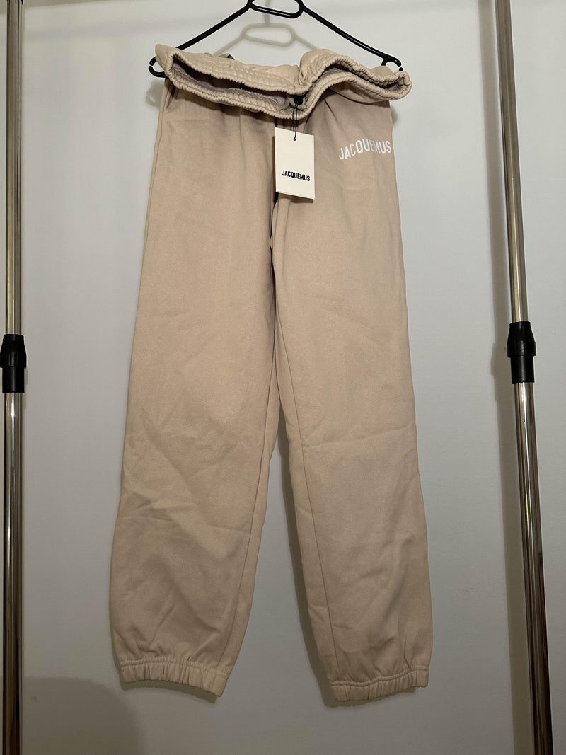 Jacquemus Beige Cotton Joggers
