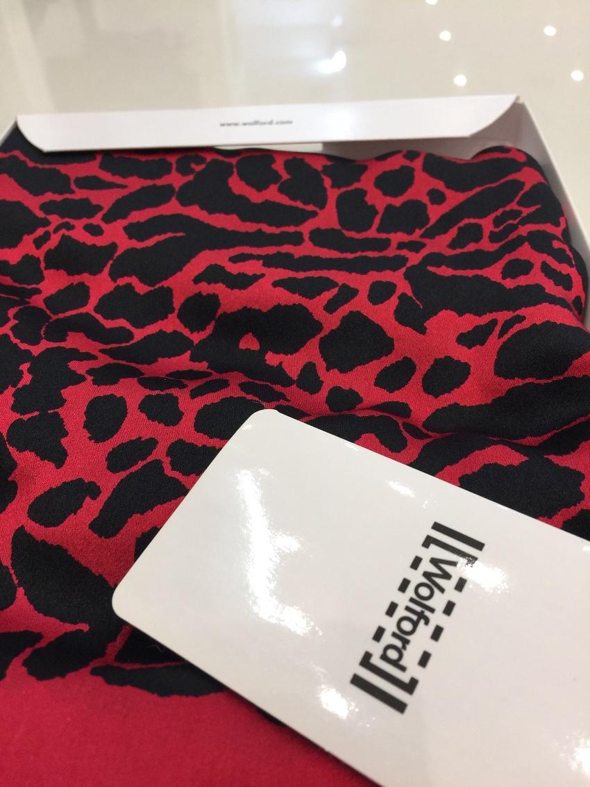 Wolford Cheetah Silk Scarf