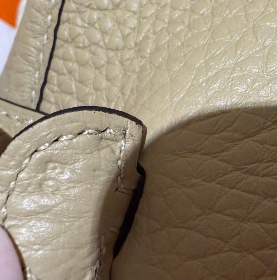 Hermes Mini Evelyne 16 Beige Marfa Clemence