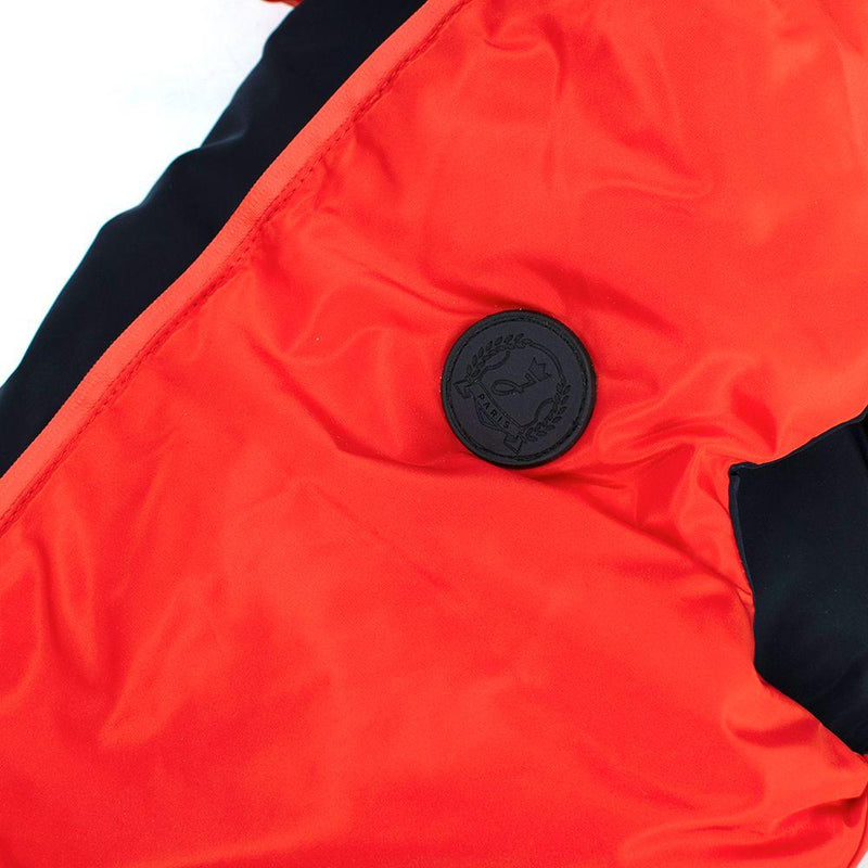 Jacadi Blue and Red Reversible Hooded Gilet