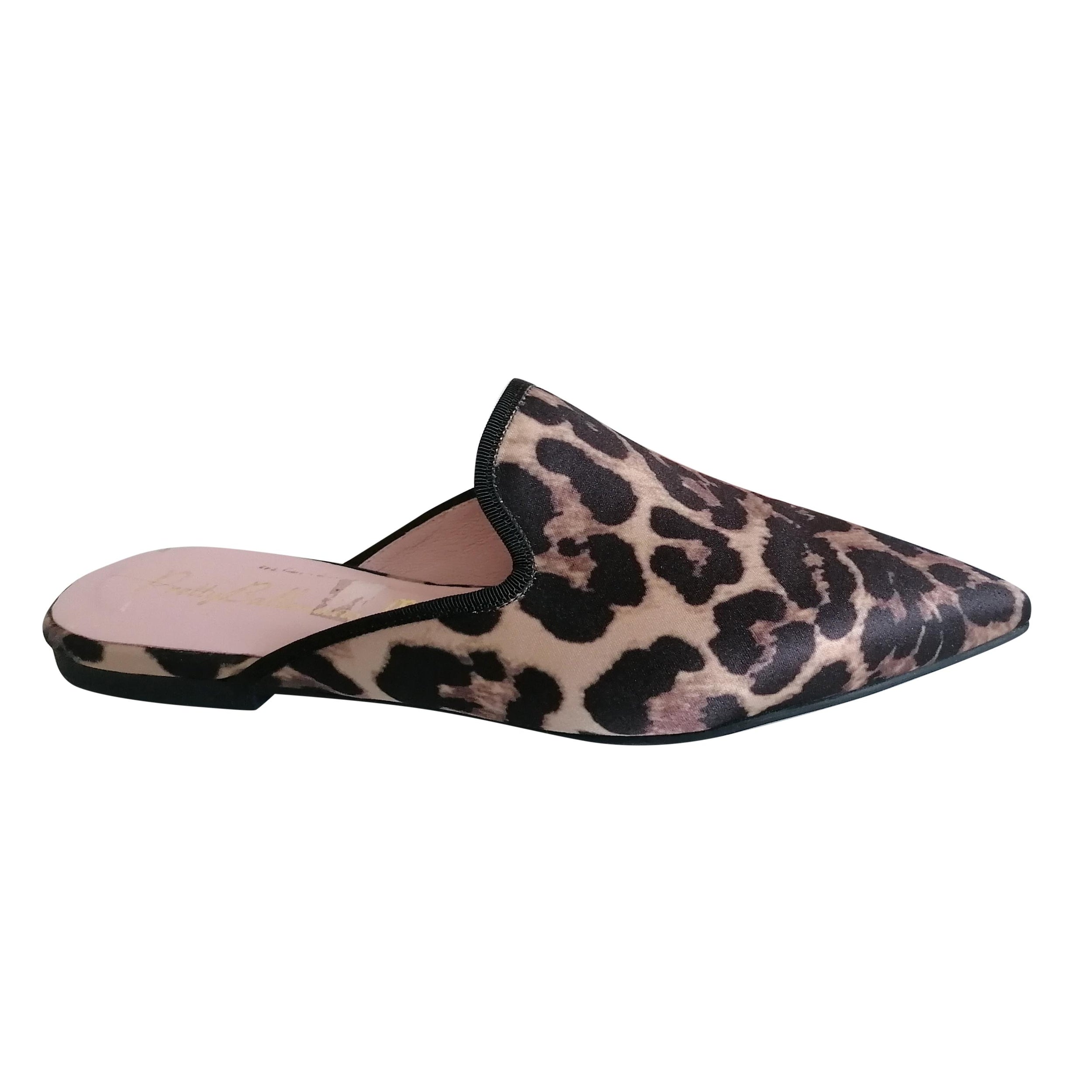 Pretty Ballerinas leopard print ella dancer mules