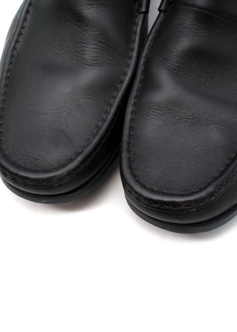 Magnanni Black Leather Loafers