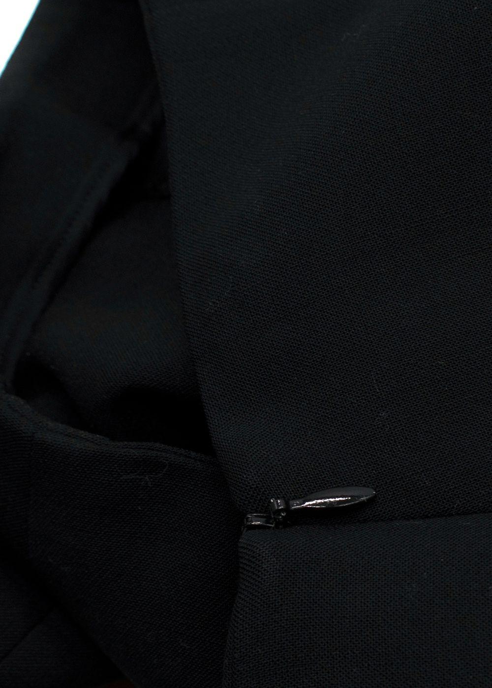 The Row Black Cigarette Trousers