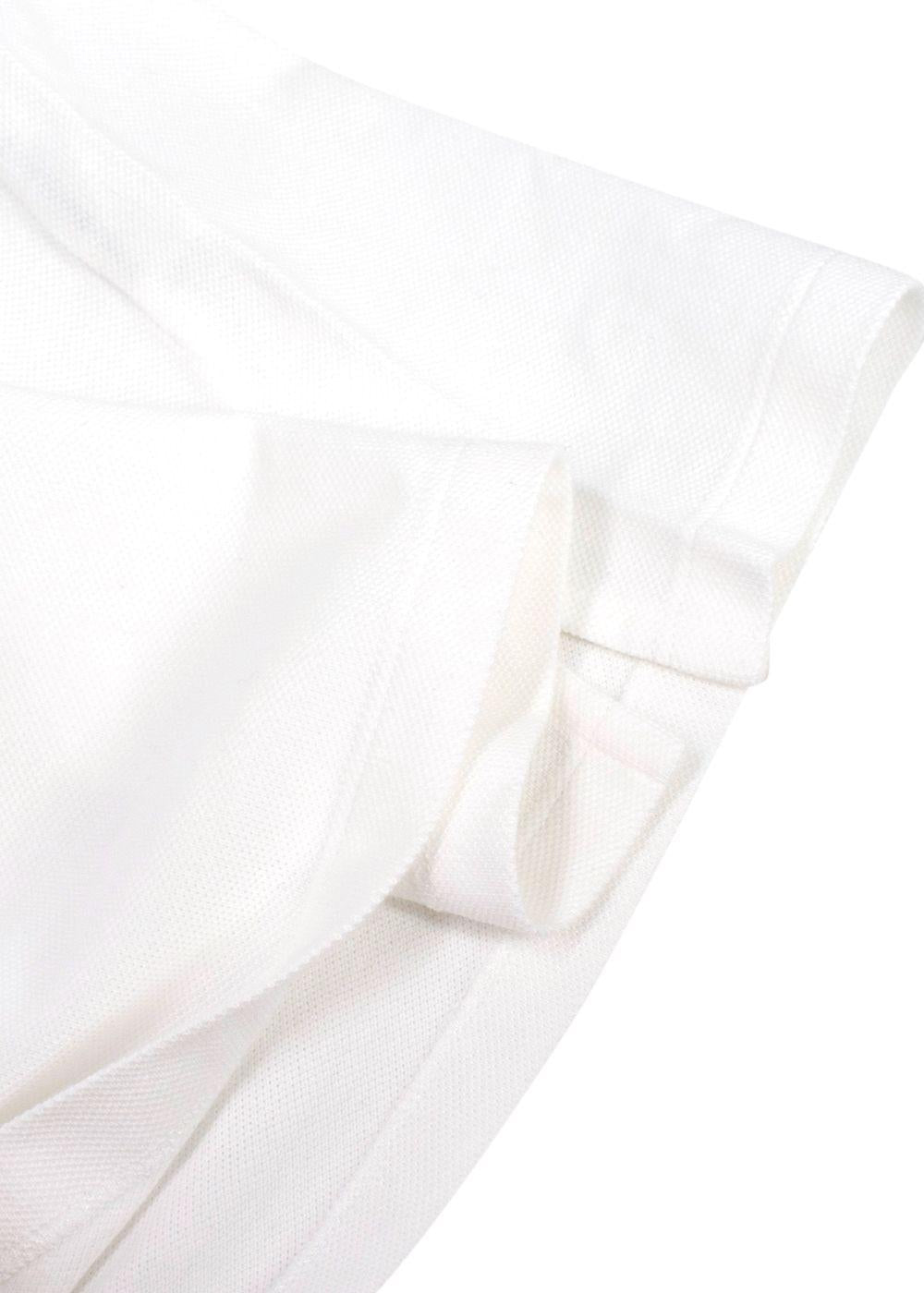 Valentino White Logo Polo T-Shirt