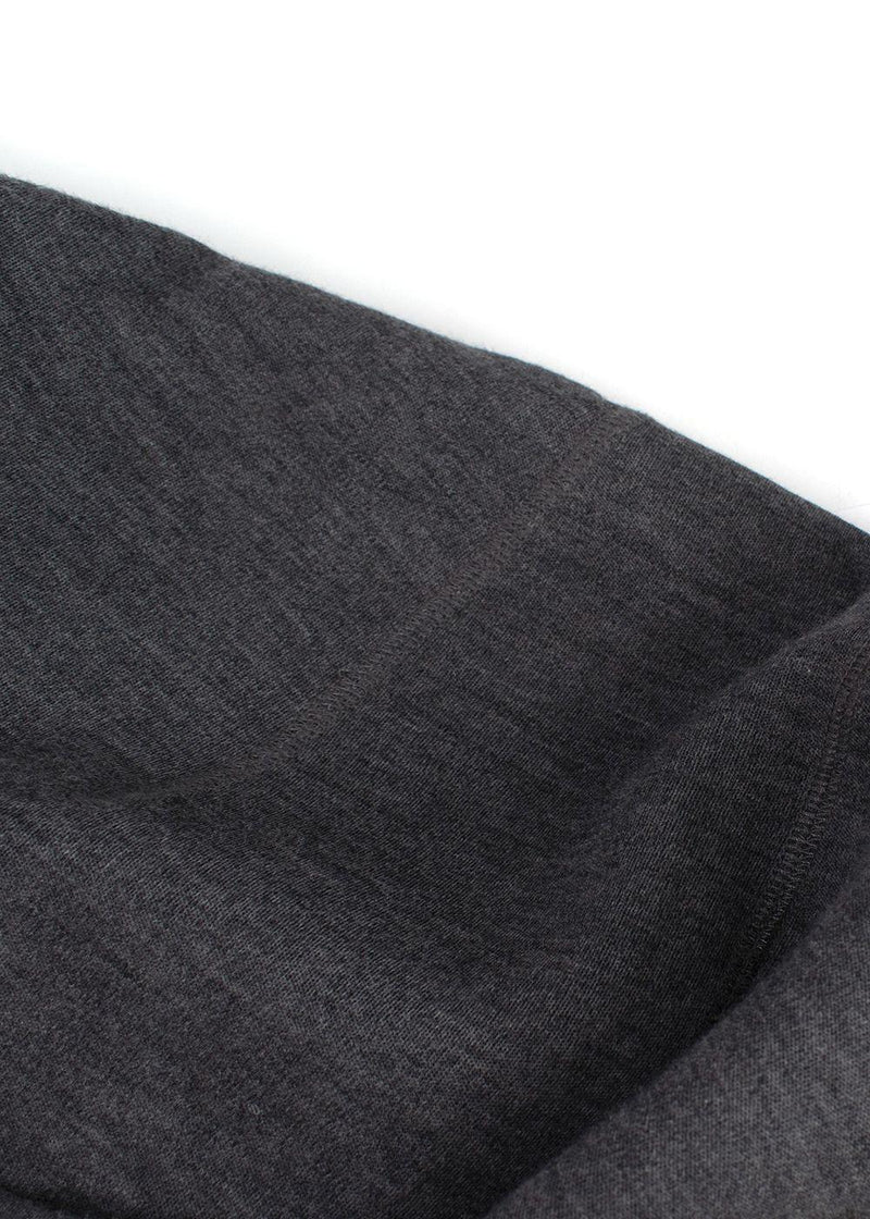 Dior Grey Virgin Wool Blend Double Zip Jacket