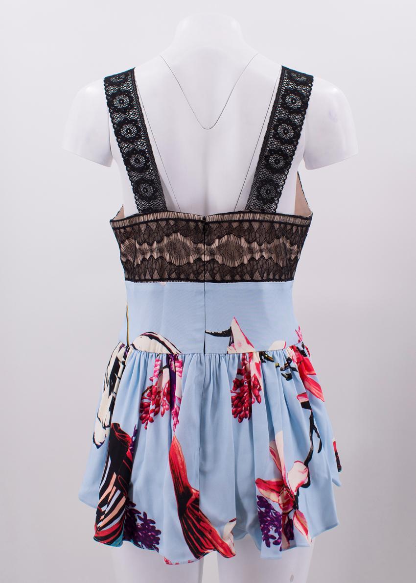Teatum Jones Floral and Lace Top