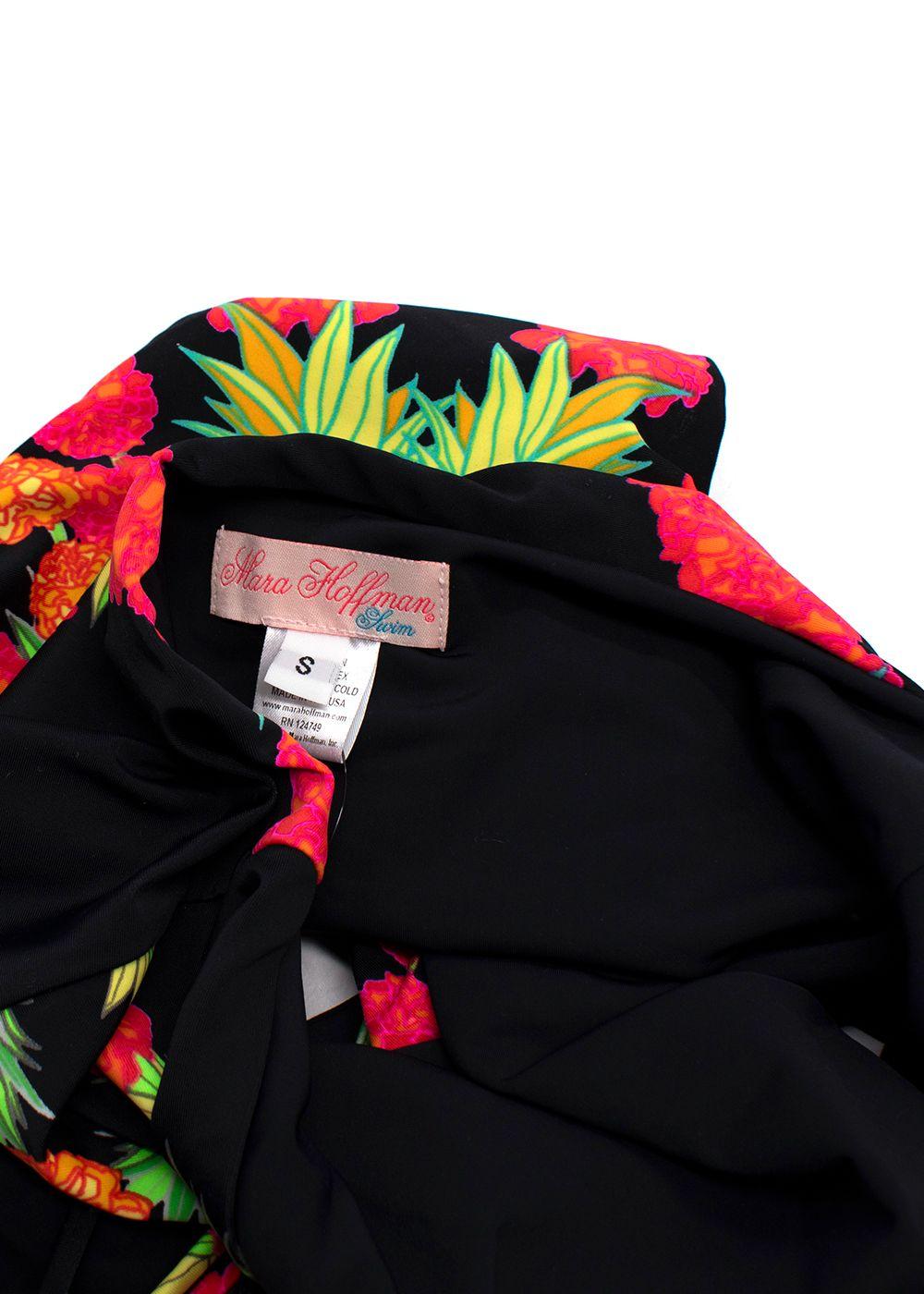 Mara Hoffman Floral Cut-Out Swimsuit