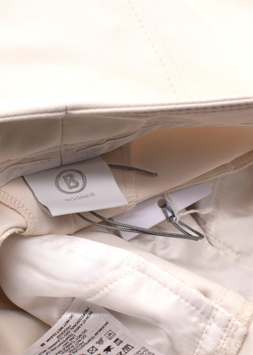 Bogner Cream 'Lindy' Ski Trousers