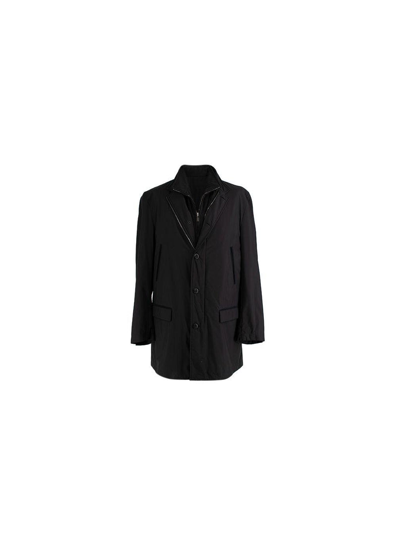 Black Double Layer Jacket