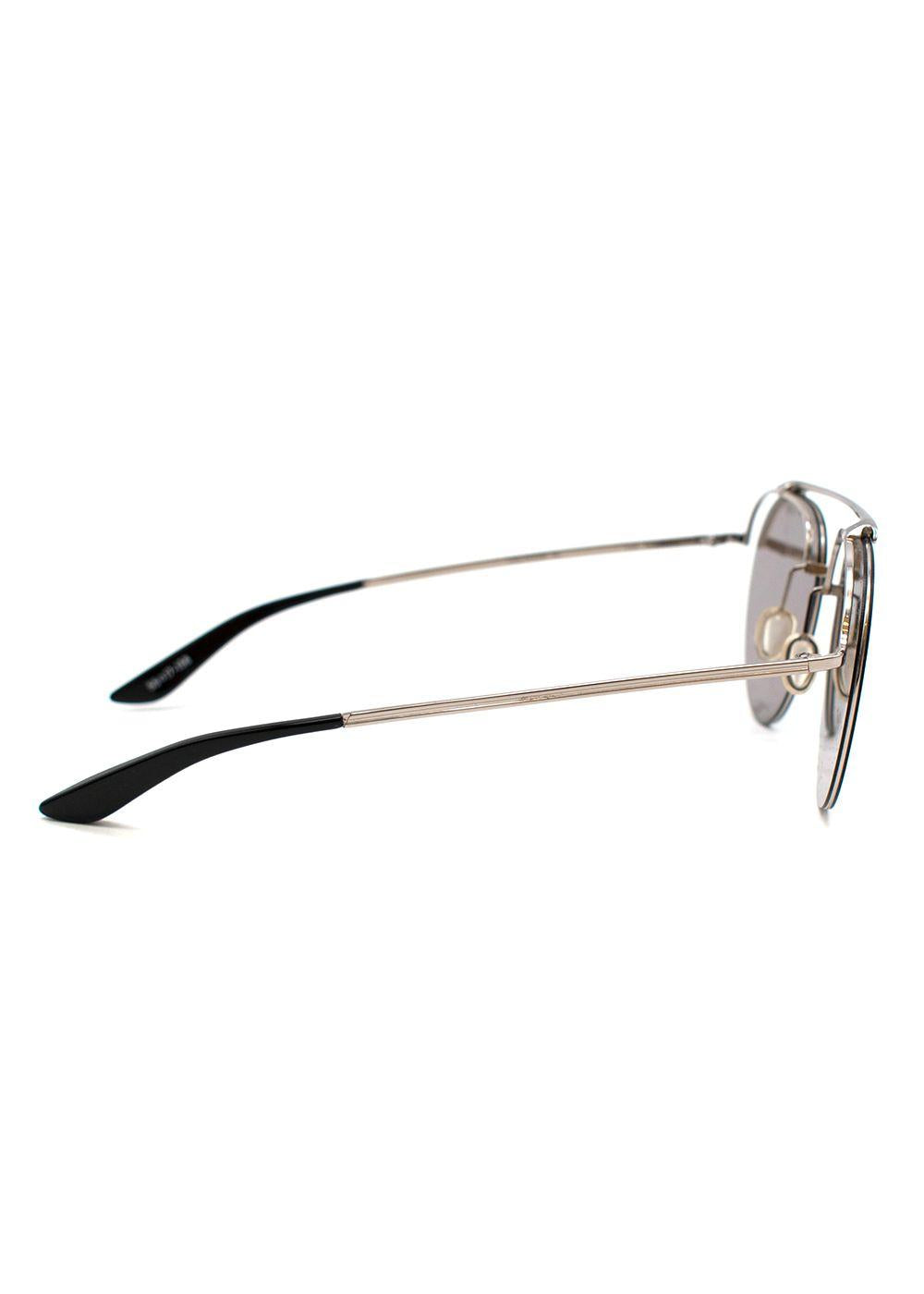 Mirrored Round Aviator Sunglasses