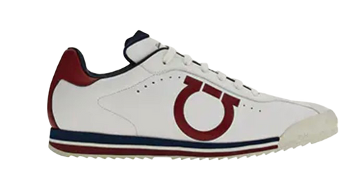 Salvatore Ferragamo White Logo Detail Trainers