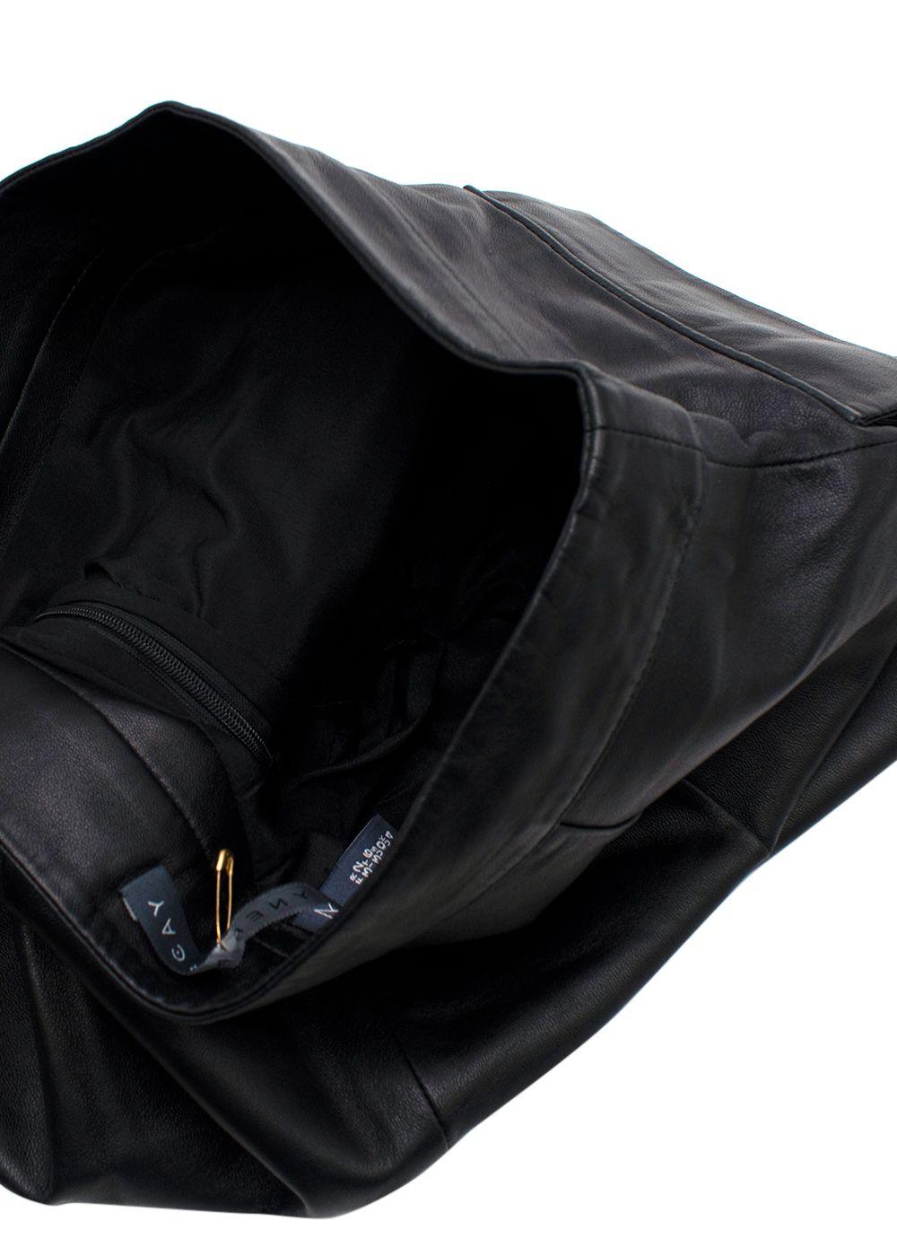 Zeynep Arcay Black Leather Shorts