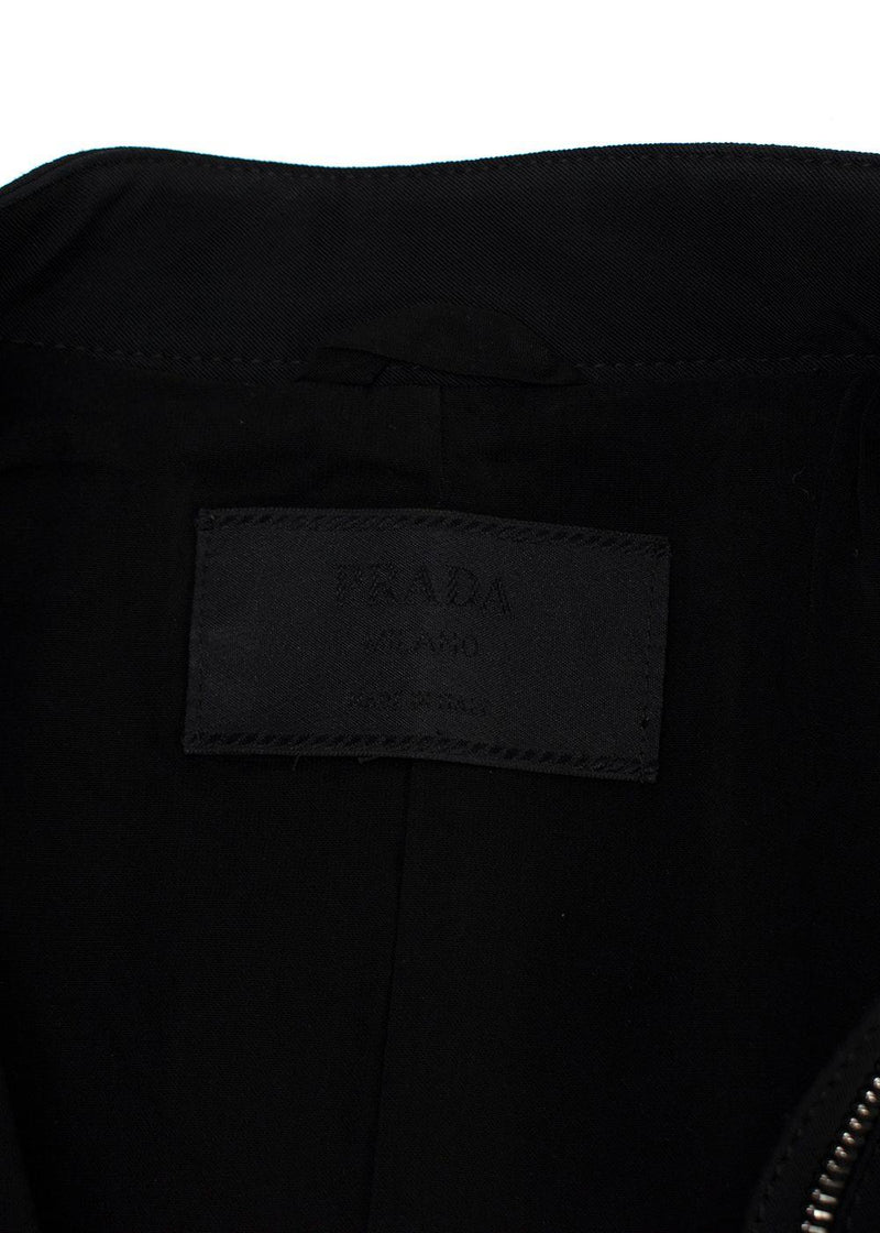 Prada Black Belted Utility Vest