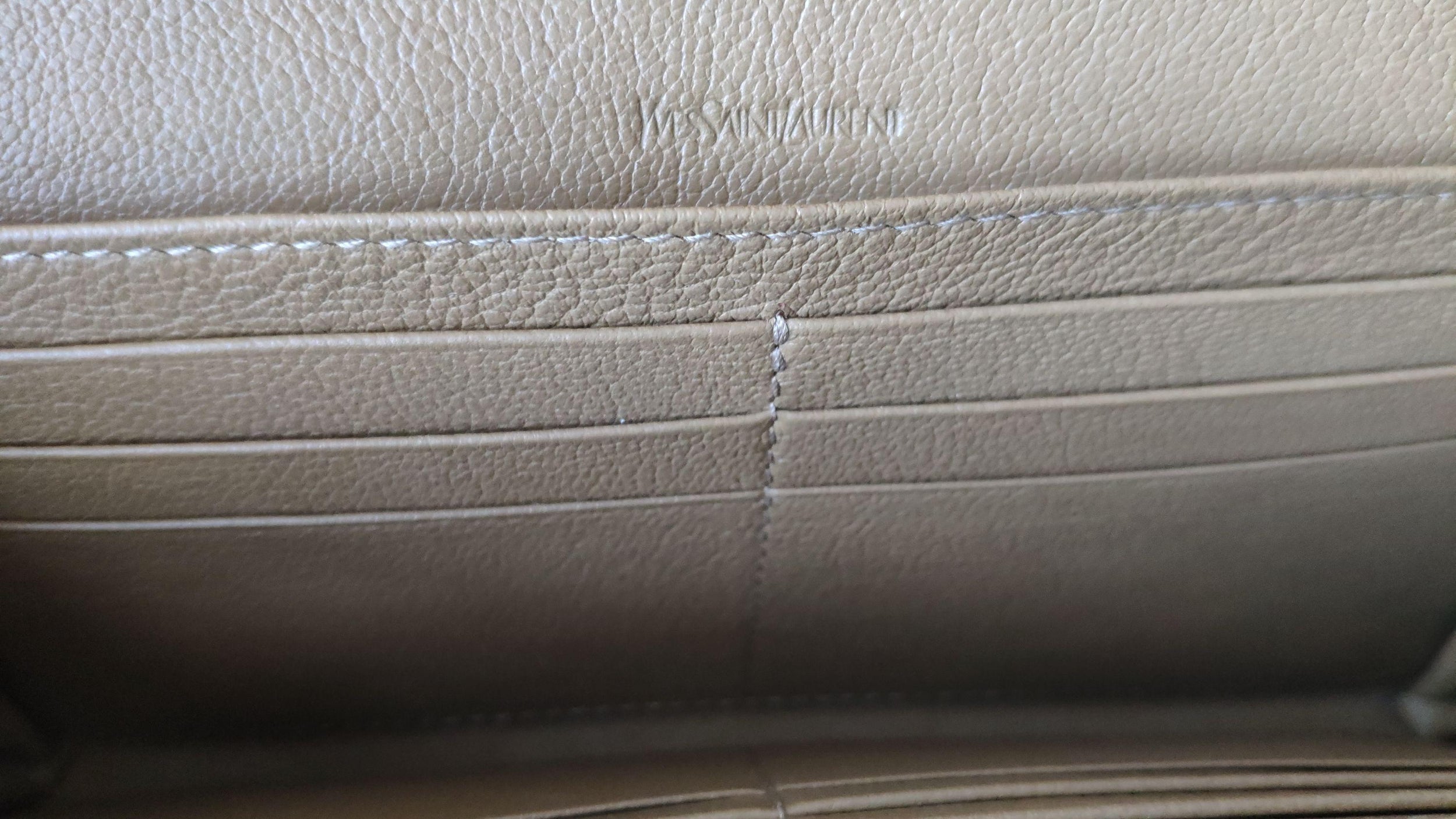 Tan Grained Leather Wallet