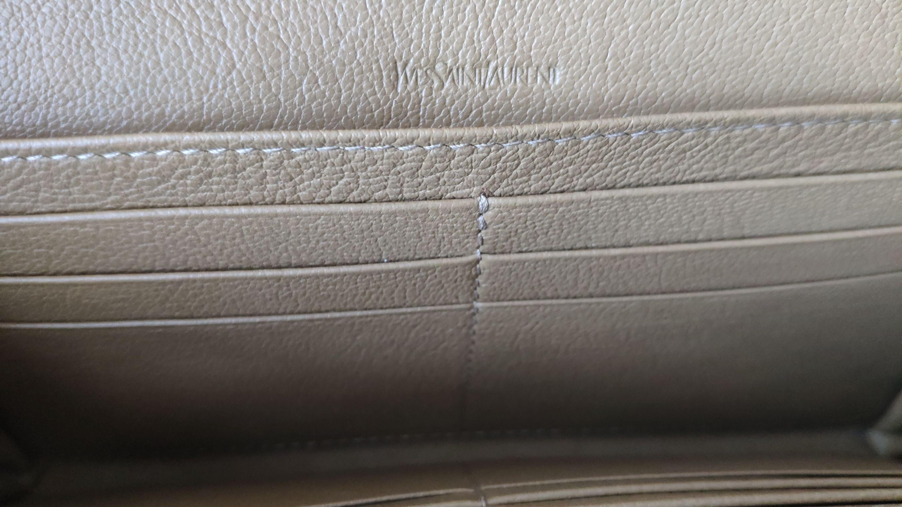 Tan Grained Leather Wallet