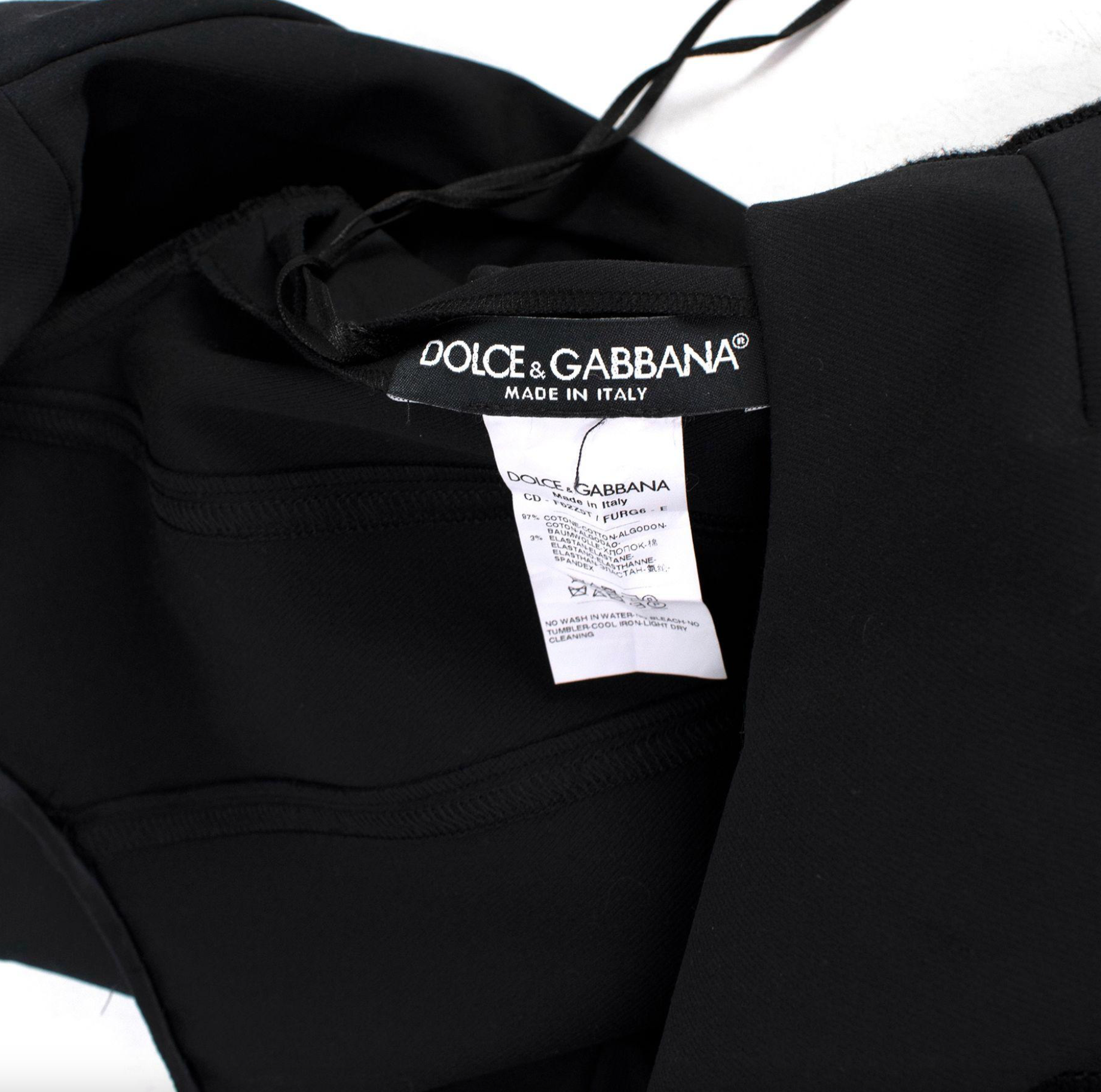 Dolce & Gabbana Nate Scoop-neck Stretch-cotton Dress