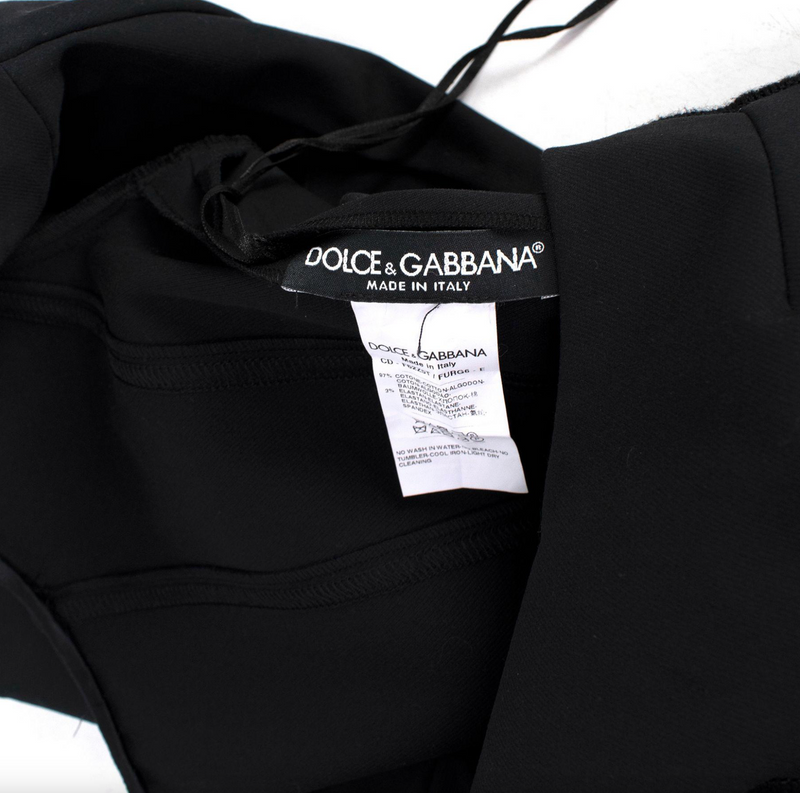 Dolce & Gabbana Nate Scoop-neck Stretch-cotton Dress