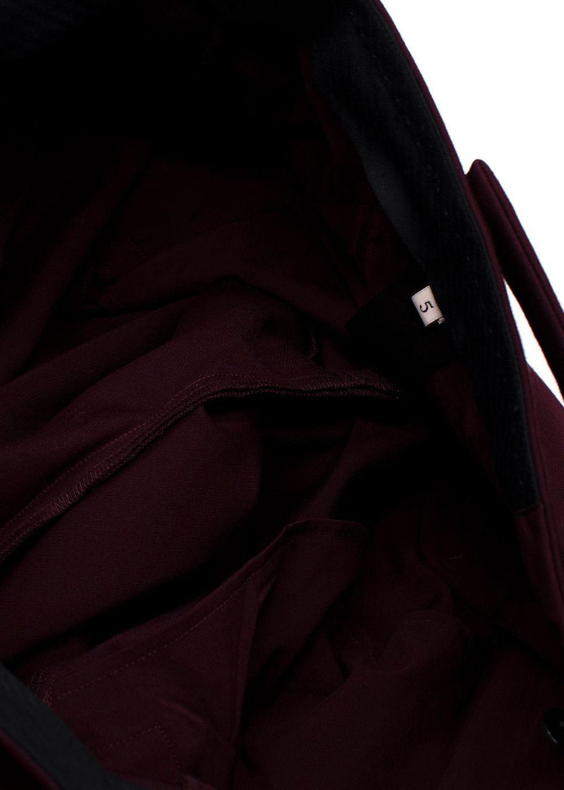 Dorothee Schumacher Burgundy Summer Cruise Trousers