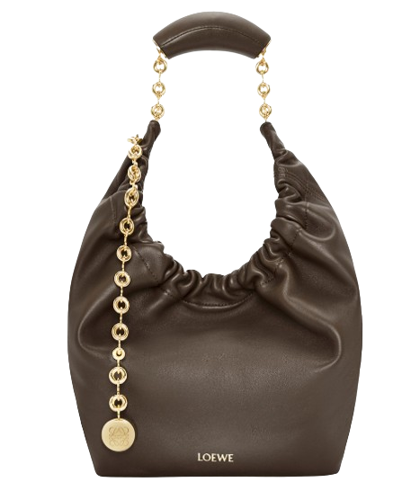 Loewe Brown Leather Small Squeeze Shoulder Bag