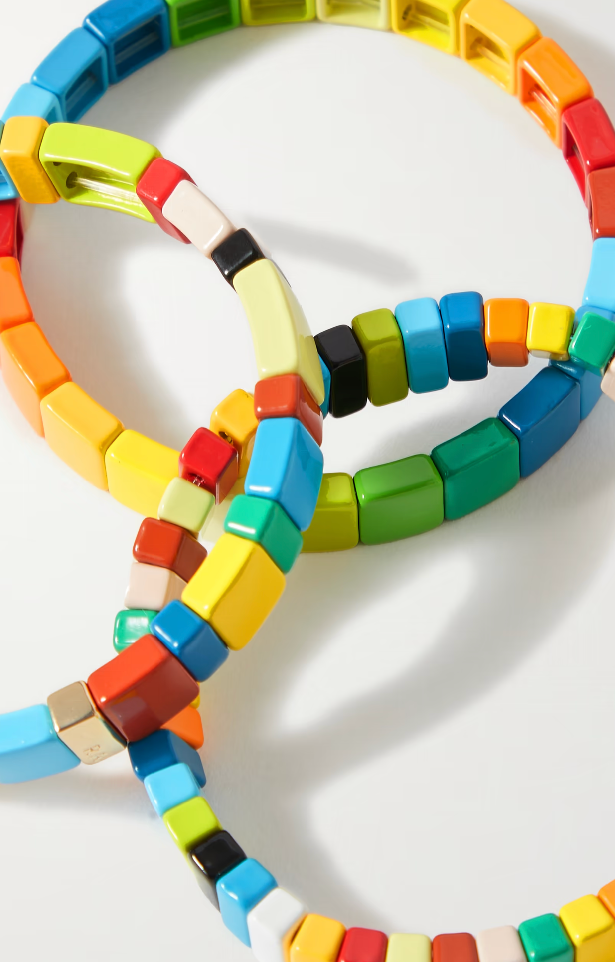 Roxanne Assoulin Rainbow Brite Set of Three Enamel Bracelets
