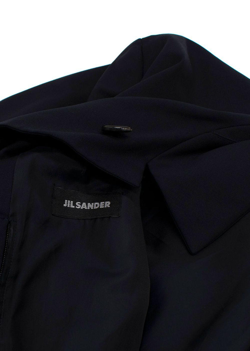Jil Sander Navy Lightweight Trench Coat