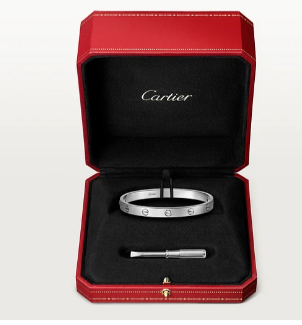 Cartier White Gold Love Bangle